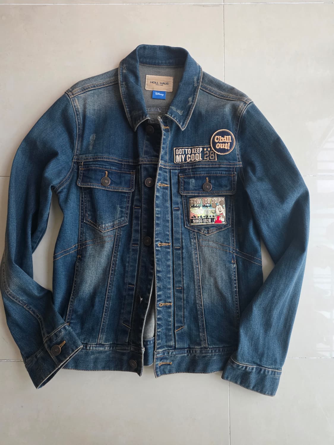 홀하우스 청자켓(95사이즈)판매합니다. 상품이미지1