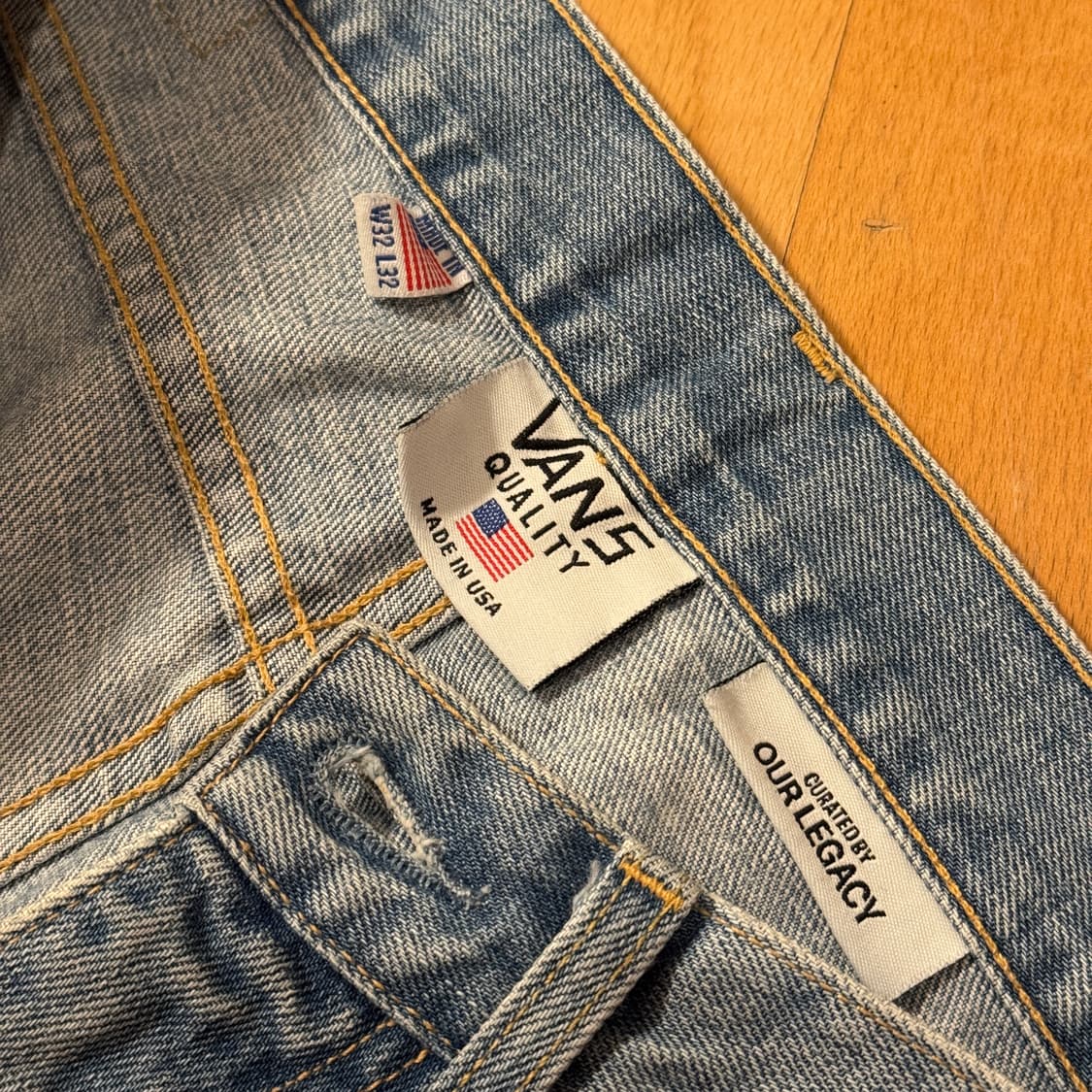 반스 x 아워레가시 데님 W32 L32 상품이미지4