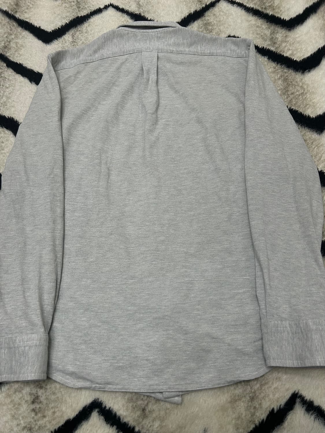 [S]폴로랄프로렌 니트 옥스포드 셔츠/그레이 상품이미지4