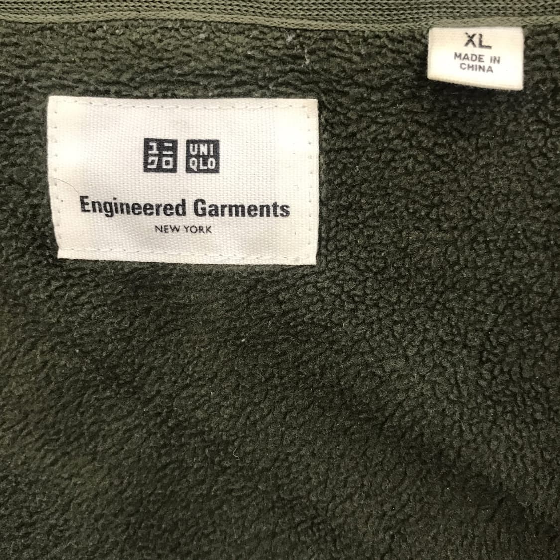 유니클로 x 엔지니어드가먼츠 후리스집업 [XL] 상품이미지5