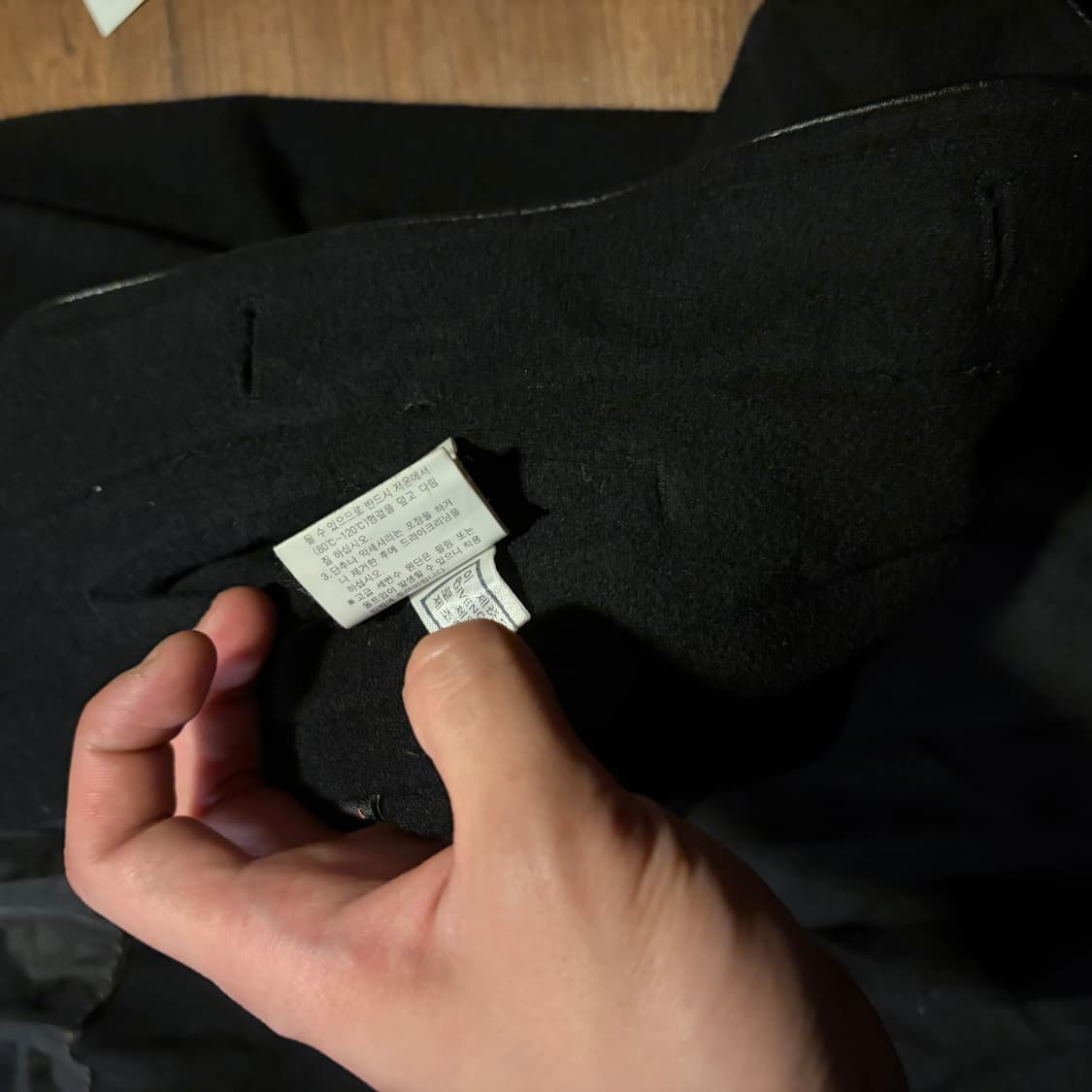 Givenchy high neck leather cashmere coat 상품이미지9