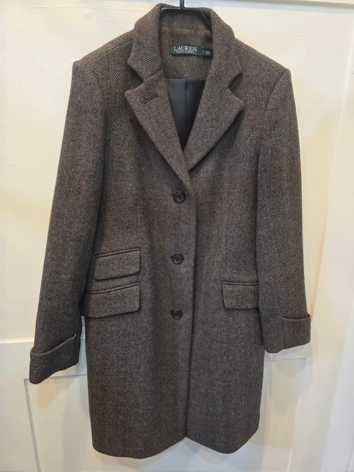 로렌 랄프로렌 헤링본 코트 4사이즈 상품이미지2