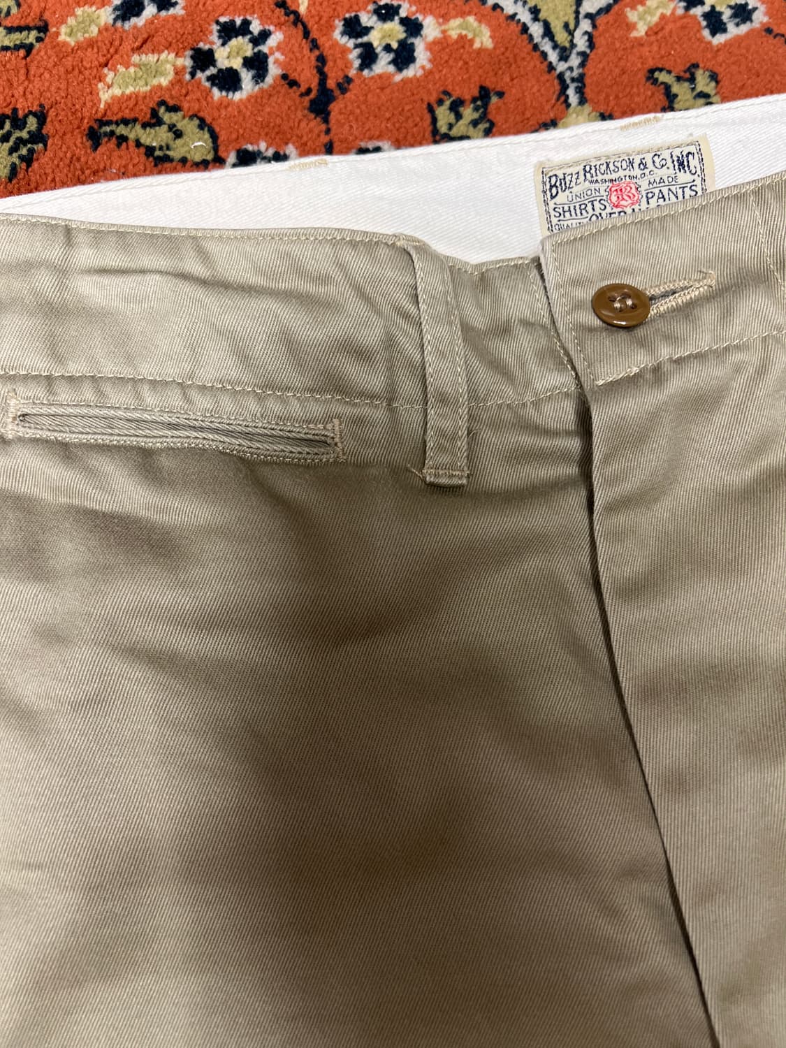 [30] 버즈릭슨 오리지널 스펙 베이지 치노팬츠 상품이미지5