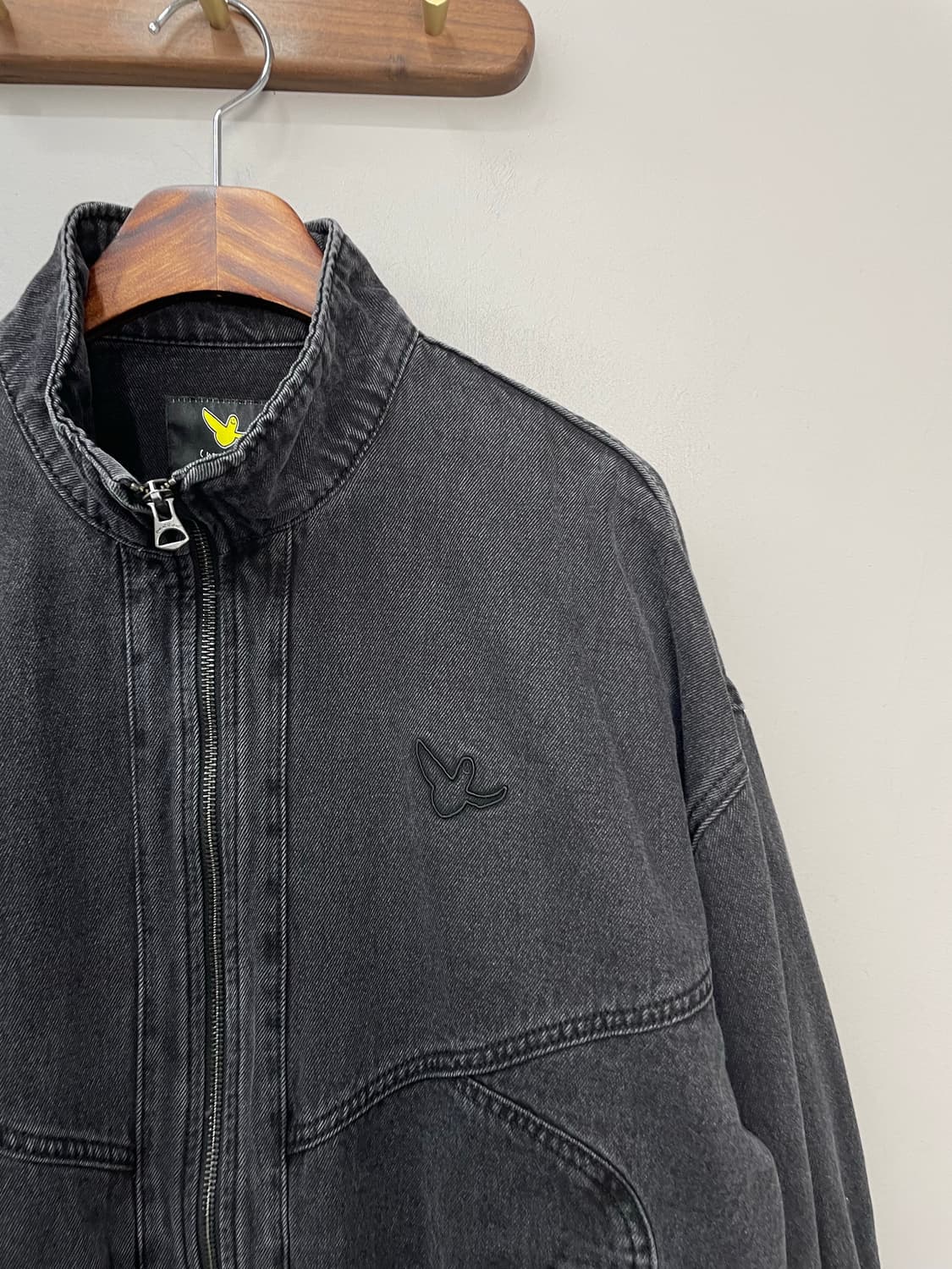 와키윌리 스톤워싱 세미 오버 데님 자켓 H1019 상품이미지3