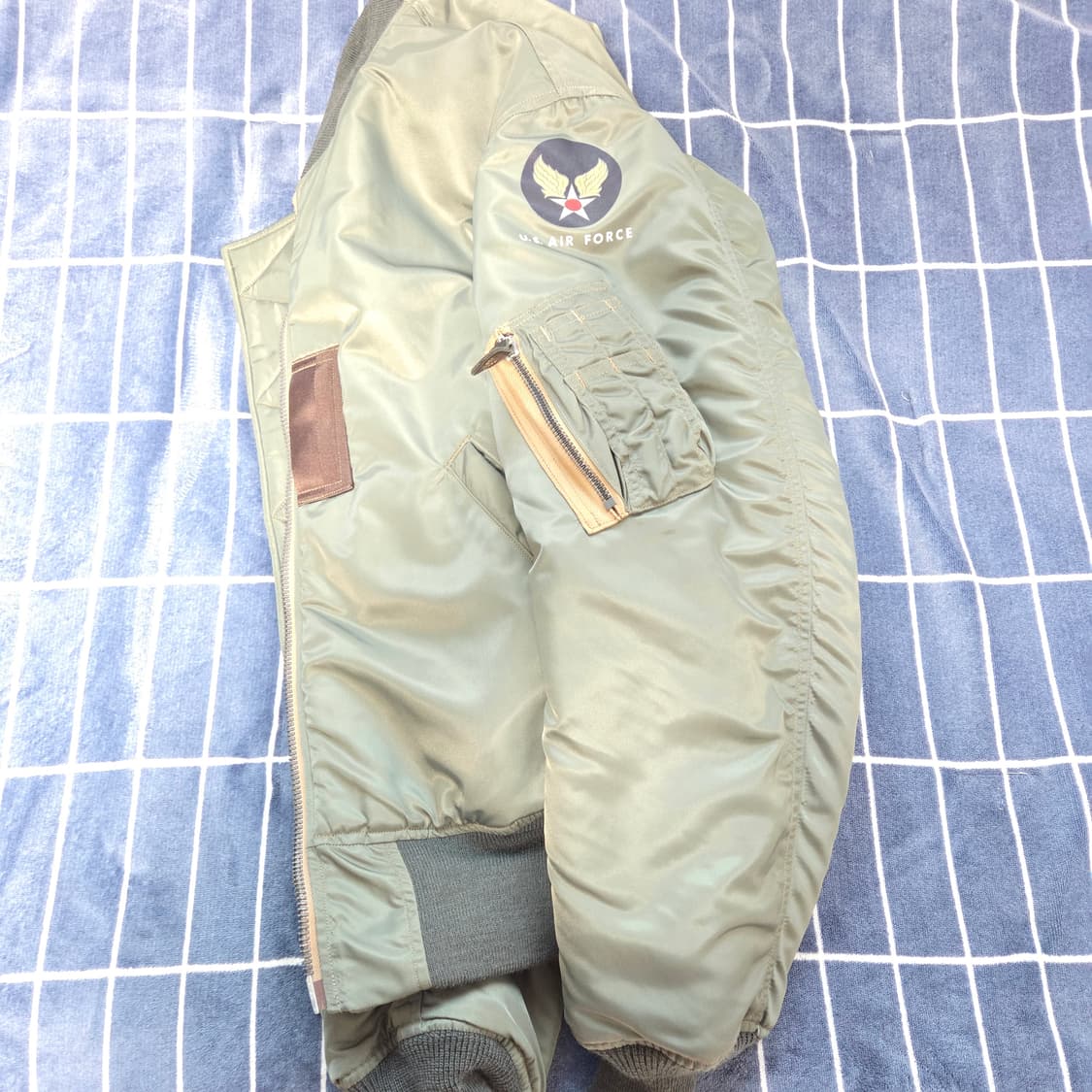 버즈릭슨 MA-1 세이지 그린, M 사이즈 상품이미지3