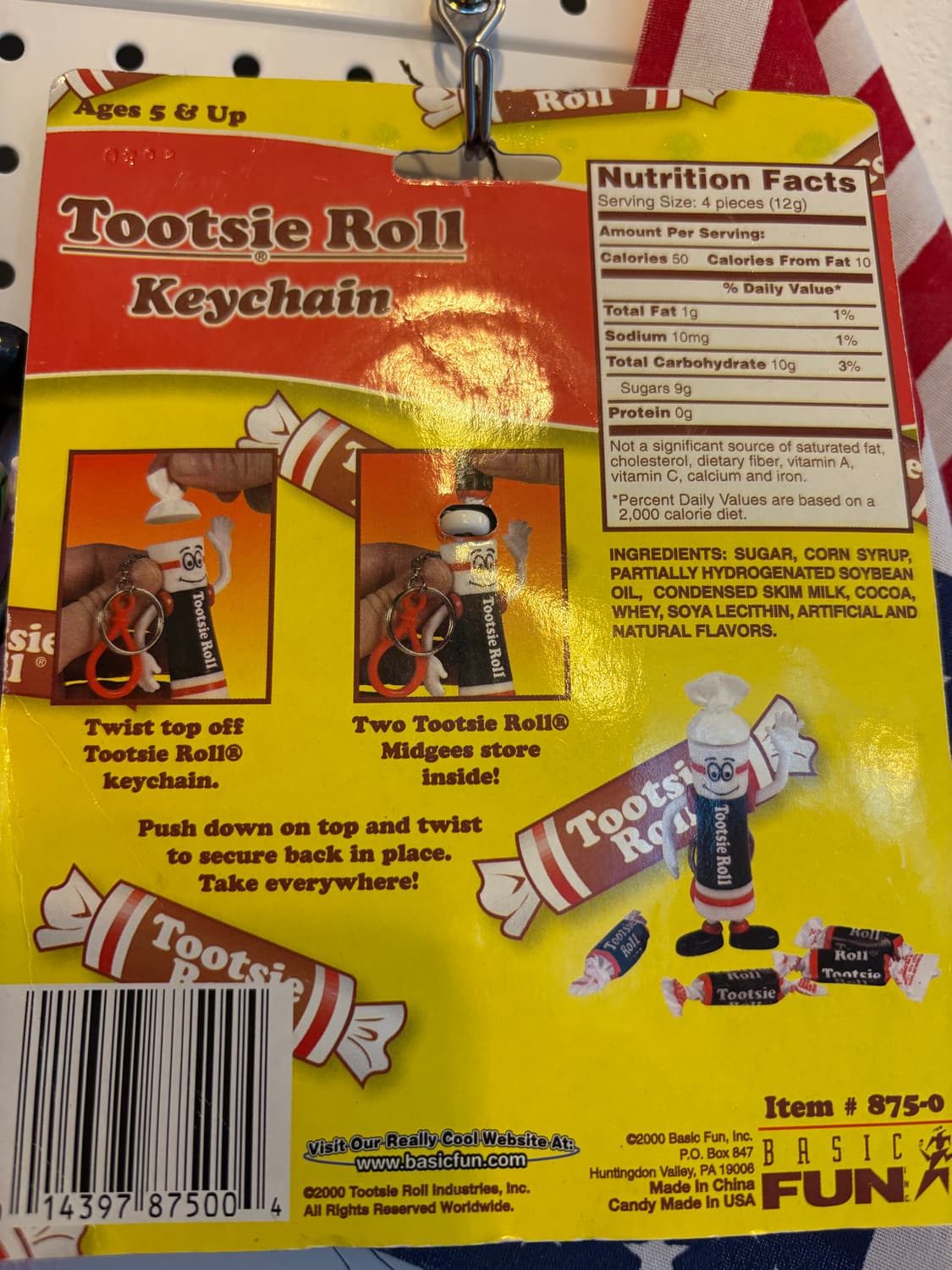 Tootsie Roll 투시롤 빈티지 키링 상품이미지2