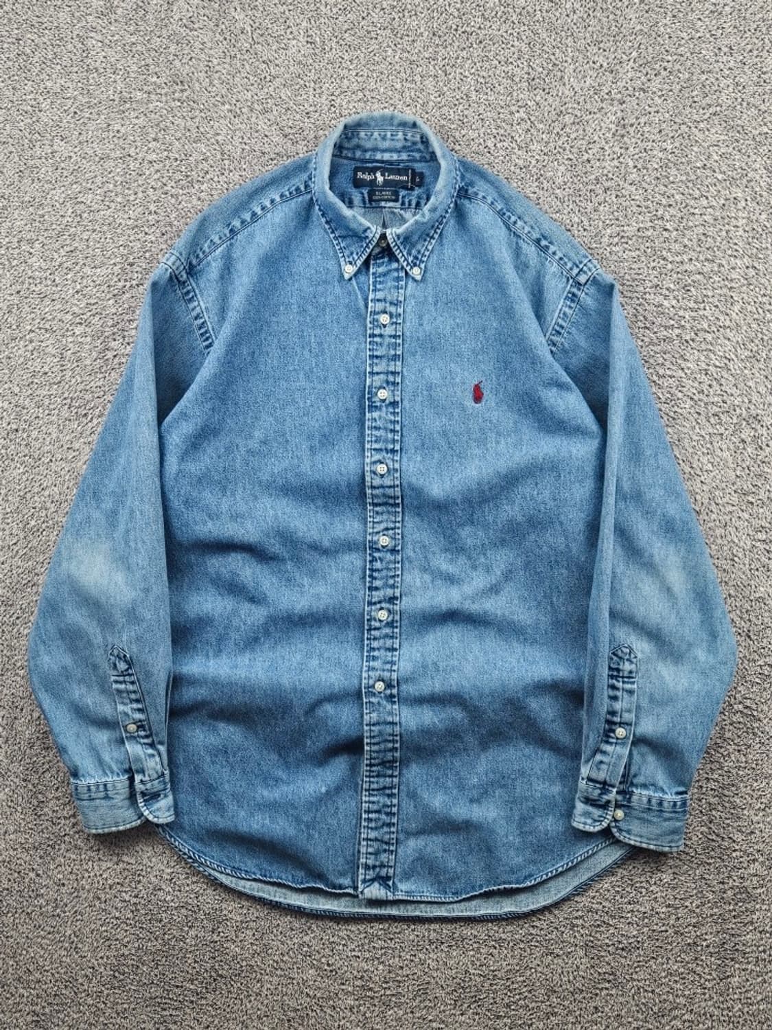 80's 폴로랄프로렌 블레어 데님 셔츠 ( L ) / 11453 상품이미지2