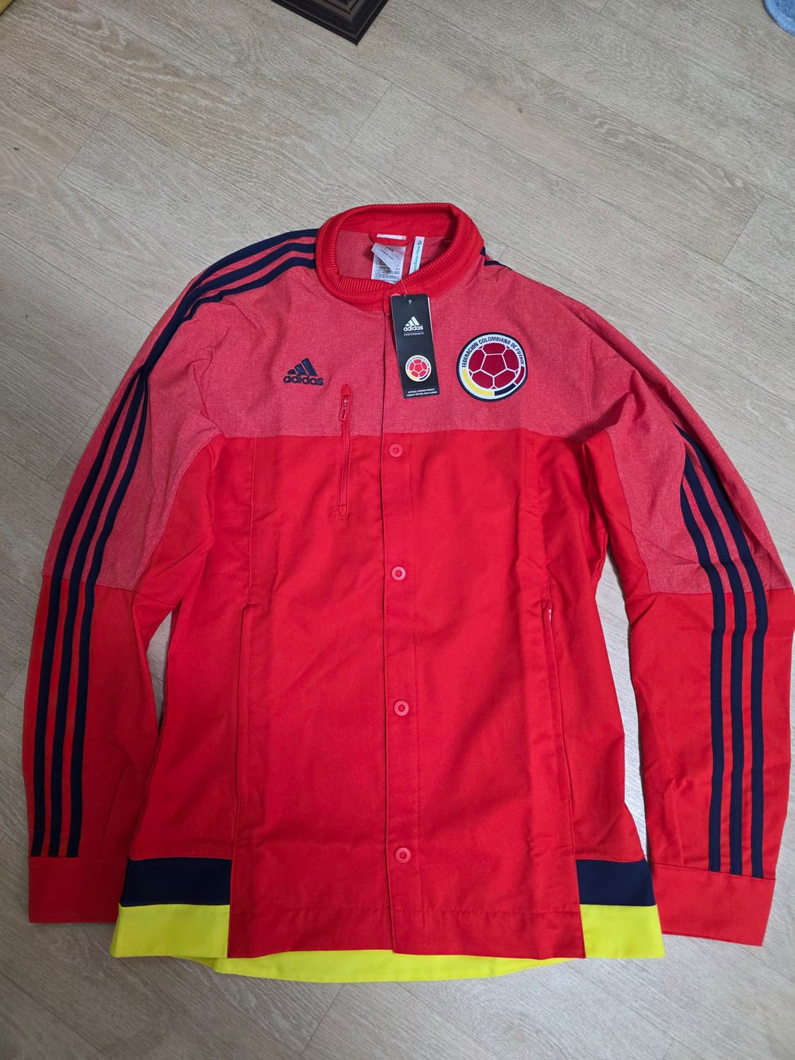[새제품] 아디다스  14-15 콜롬비아 국대 앤섬 자켓 트랙탑 95 상품이미지1