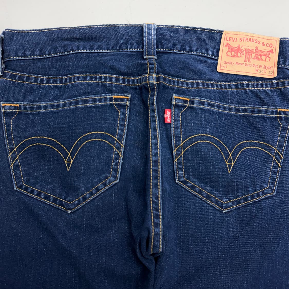 리바이스 00s 아이코닉 스트레이트 새깅 와이드 데님팬츠 상품이미지6