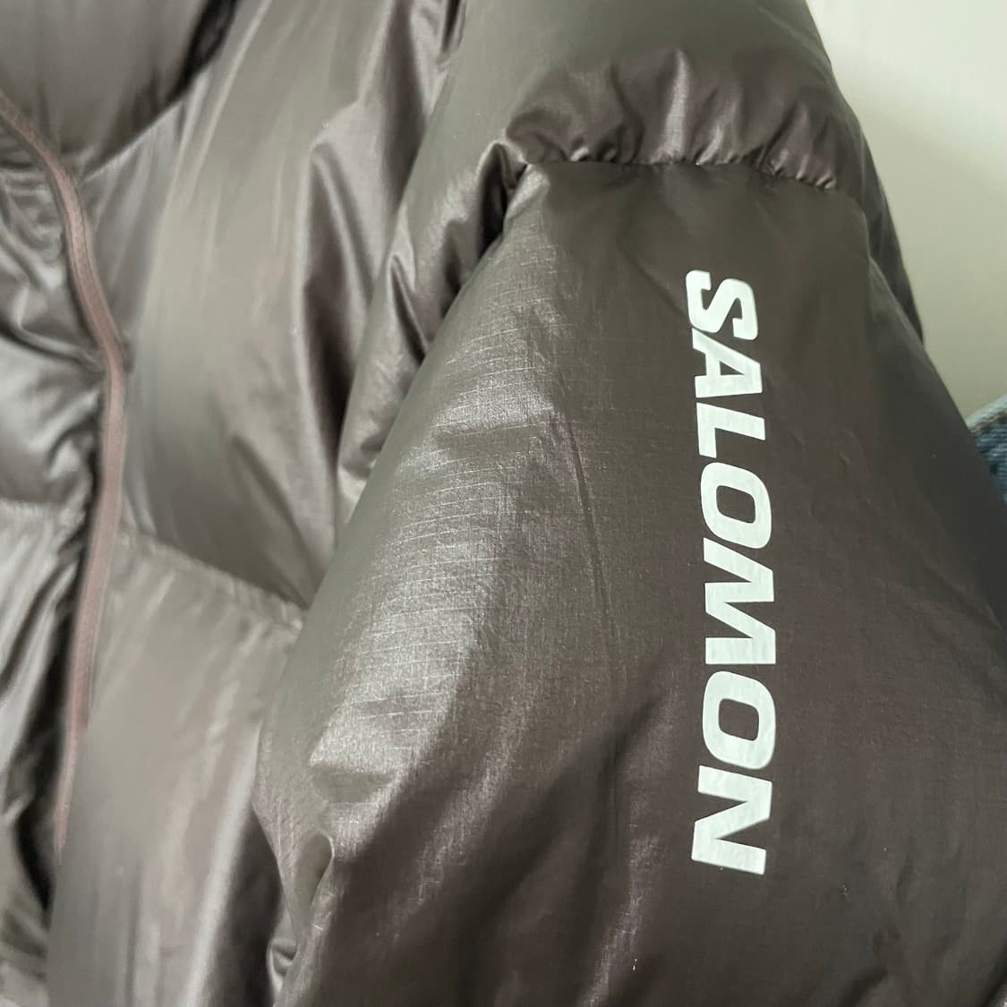 살로몬 컨투어 다운 패딩 XL 초콜릿 상품이미지6