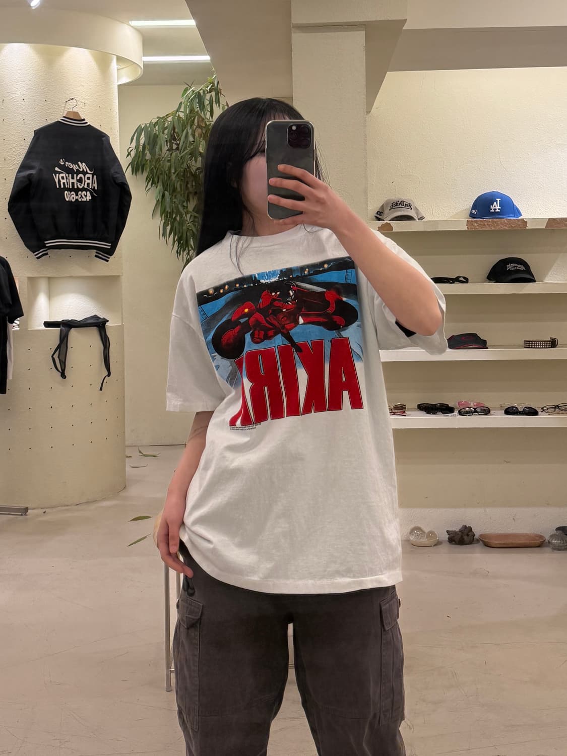 아키라 AKIRA 그래픽 백프린트 반팔 티셔츠 U486 상품이미지1