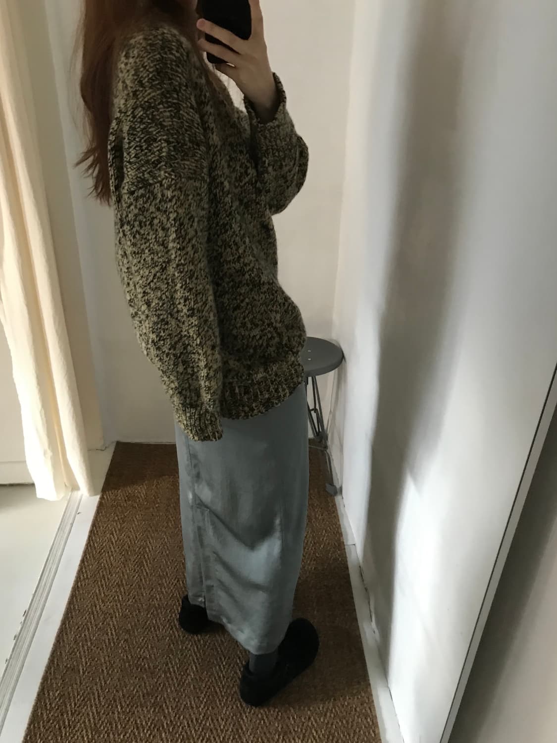 silky long skirt 상품이미지4