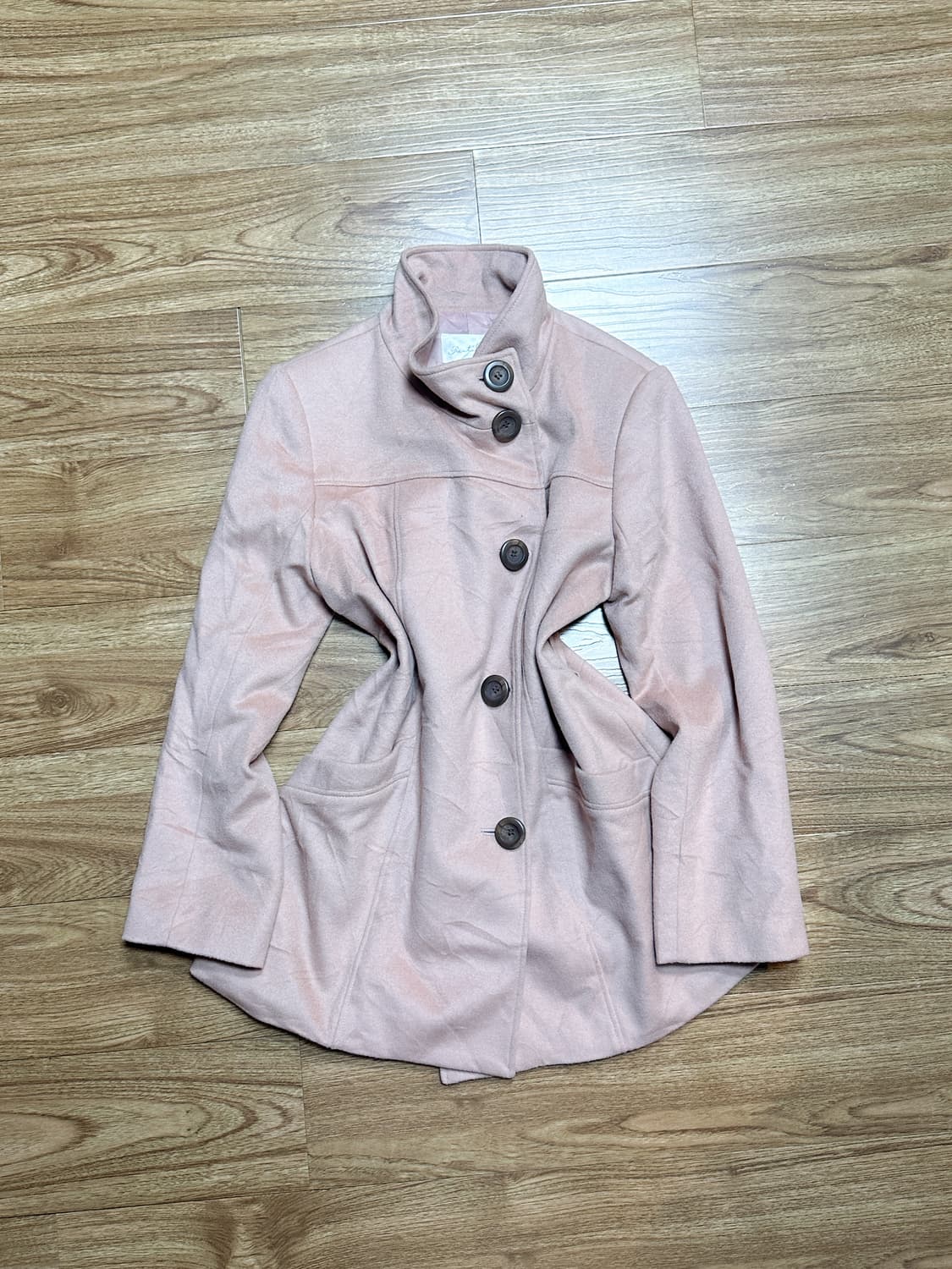 빈티지 핑크 브라운 코트 히메갸루 로걀 라떼 모리걸 공겜여주 긱시크 고딕 상품이미지2