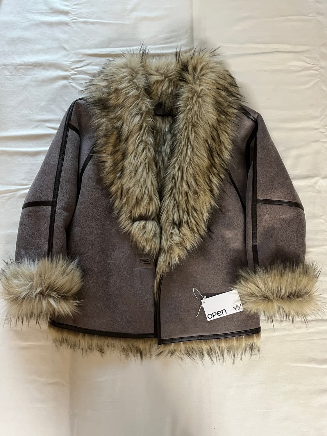 faux fur reversible jacket 상품이미지2