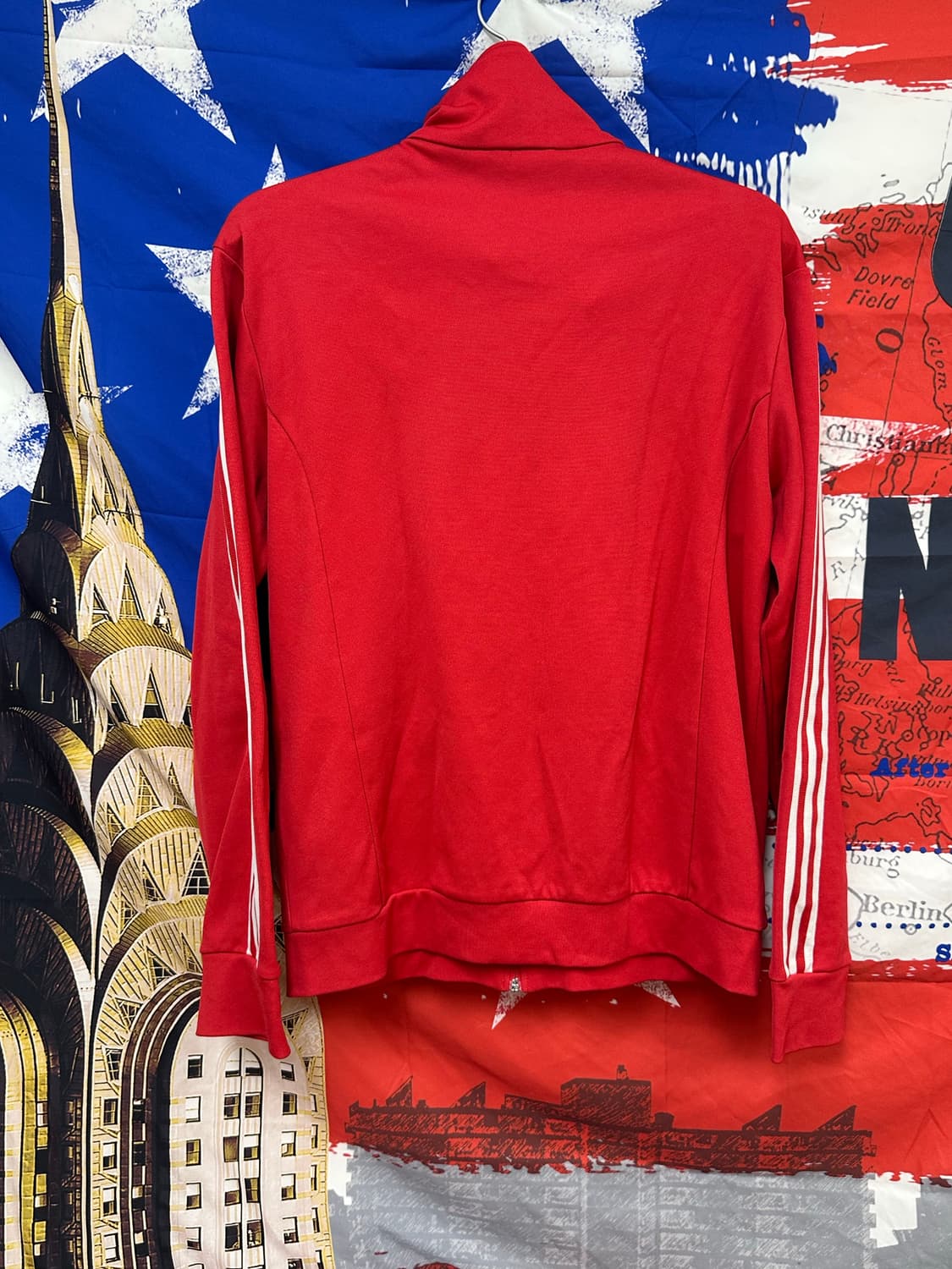 아디다스 레드 유로파 져지 트랙탑 2XL 110 상품이미지5