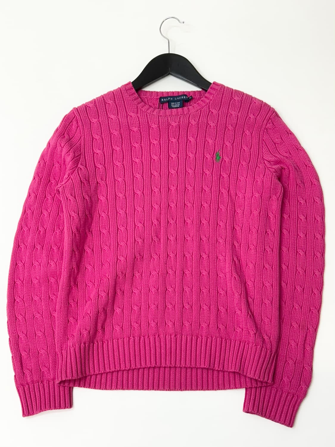 Lalph Lauren 랄프로렌 핑크컬러 케이블 니트 상품이미지2