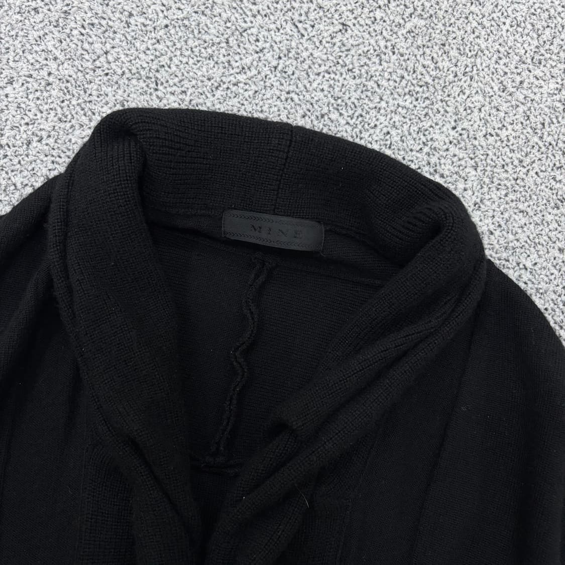 F 마인 울 가디건 블랙 0316J 상품이미지2