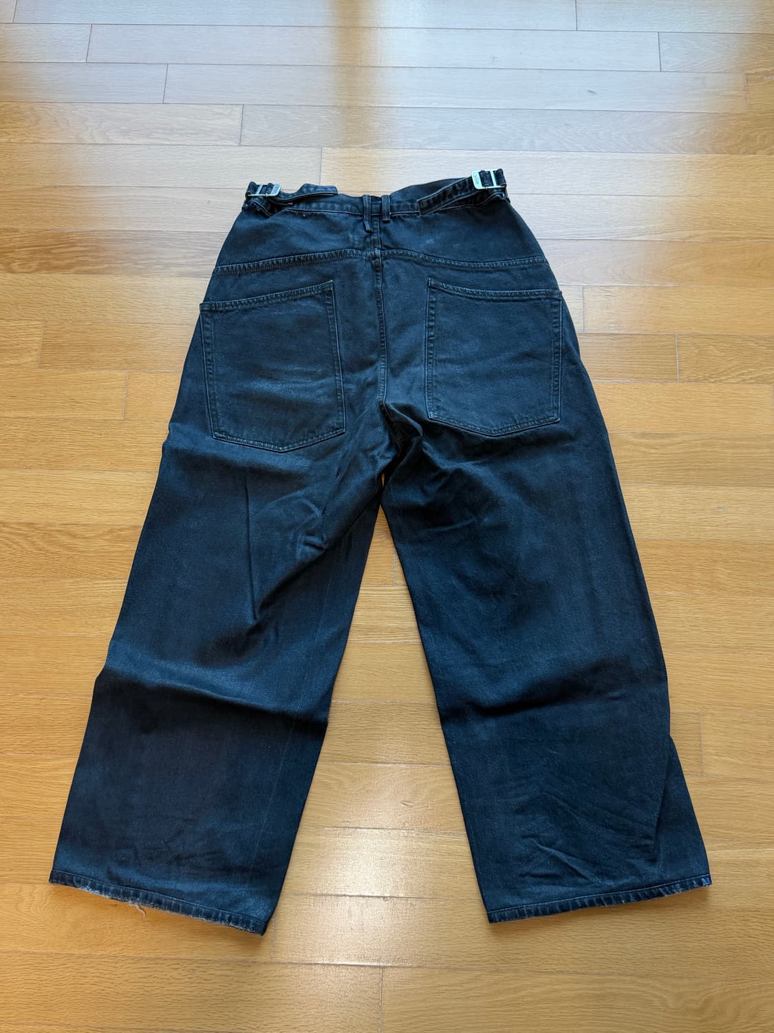 (M) 이예 코팅진 블랙 상품이미지3