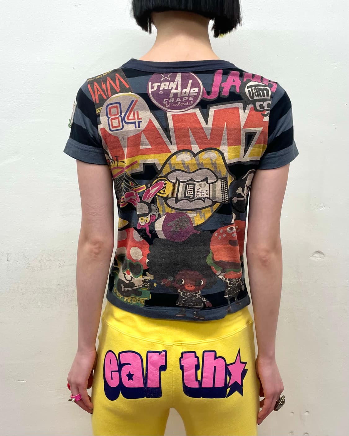 JAM BIC skull, lips Crazy T-shirt  상품이미지2