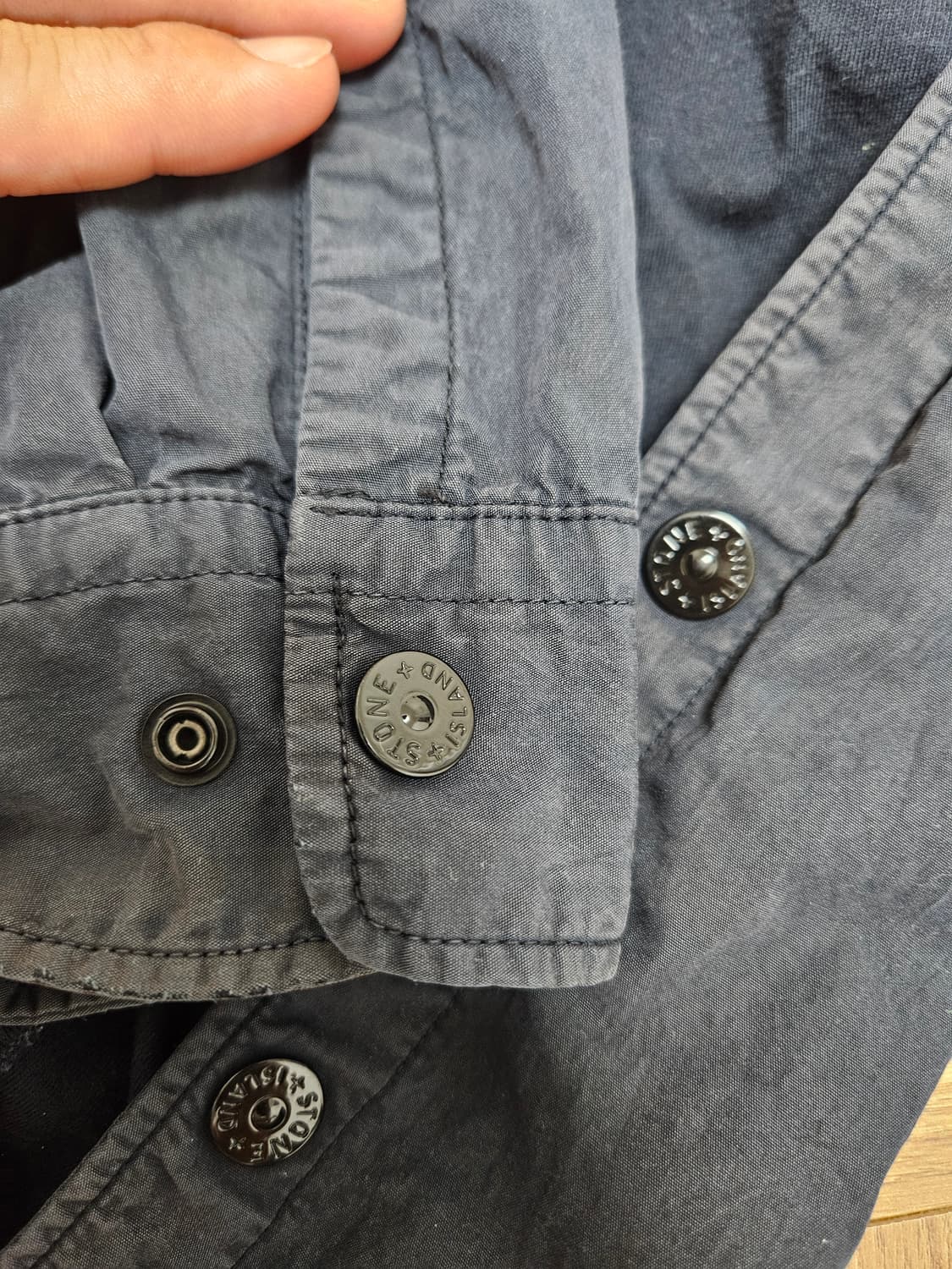 스톤아일랜드 오버셔츠 네이비 M 상품이미지5