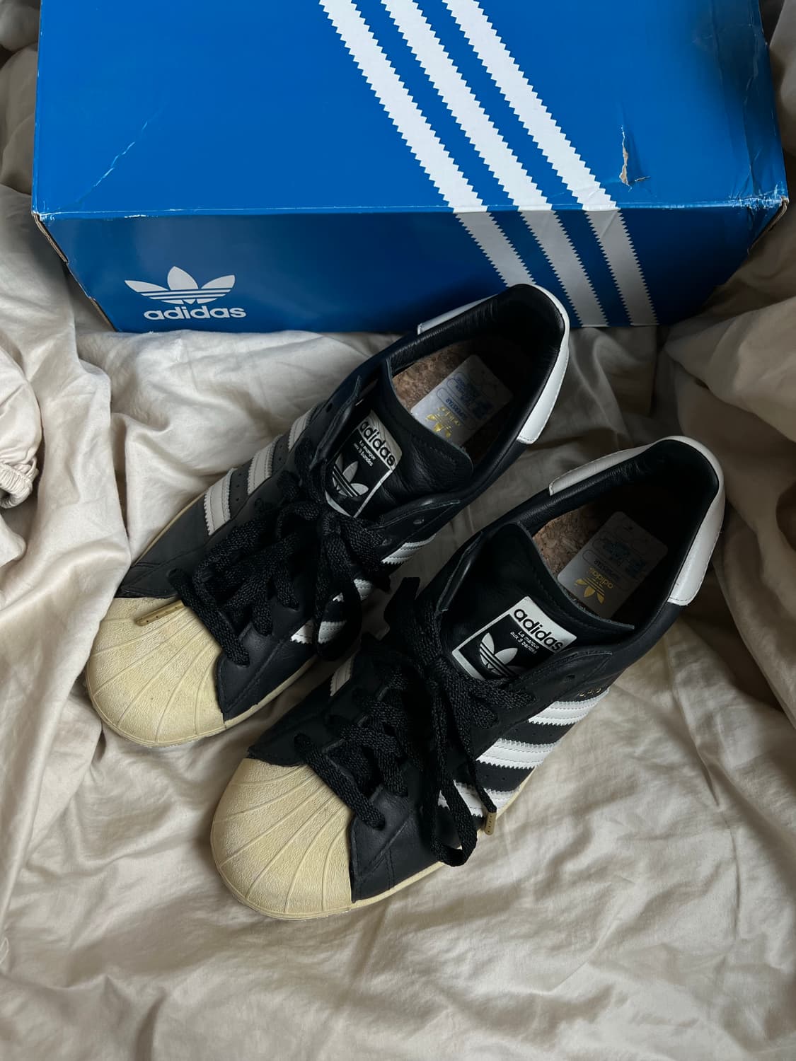 (270)아디다스 슈퍼스타 프리미엄 블랙 상품이미지1