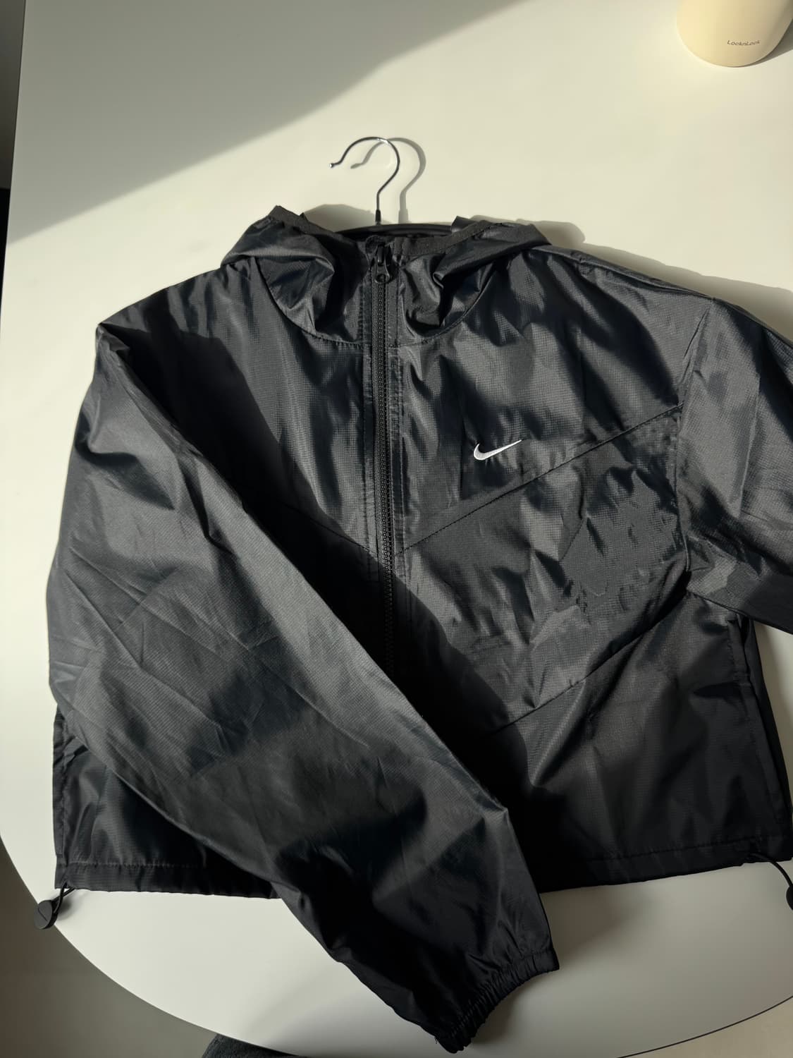나이키 여성 크롭 바람막이 블랙 S 상품이미지2