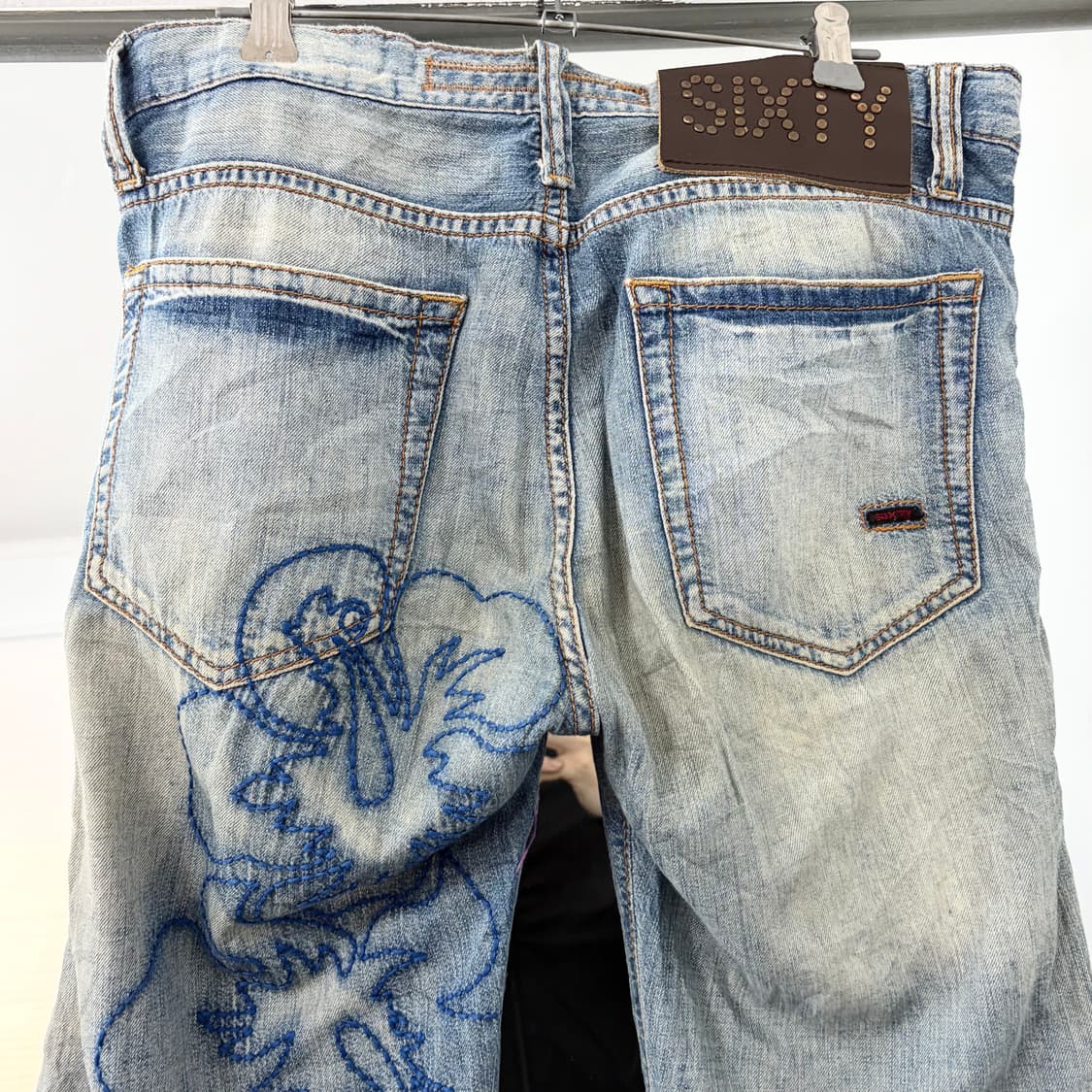 Sixty 플라워 엠브로이더리 데님 팬츠 상품이미지6