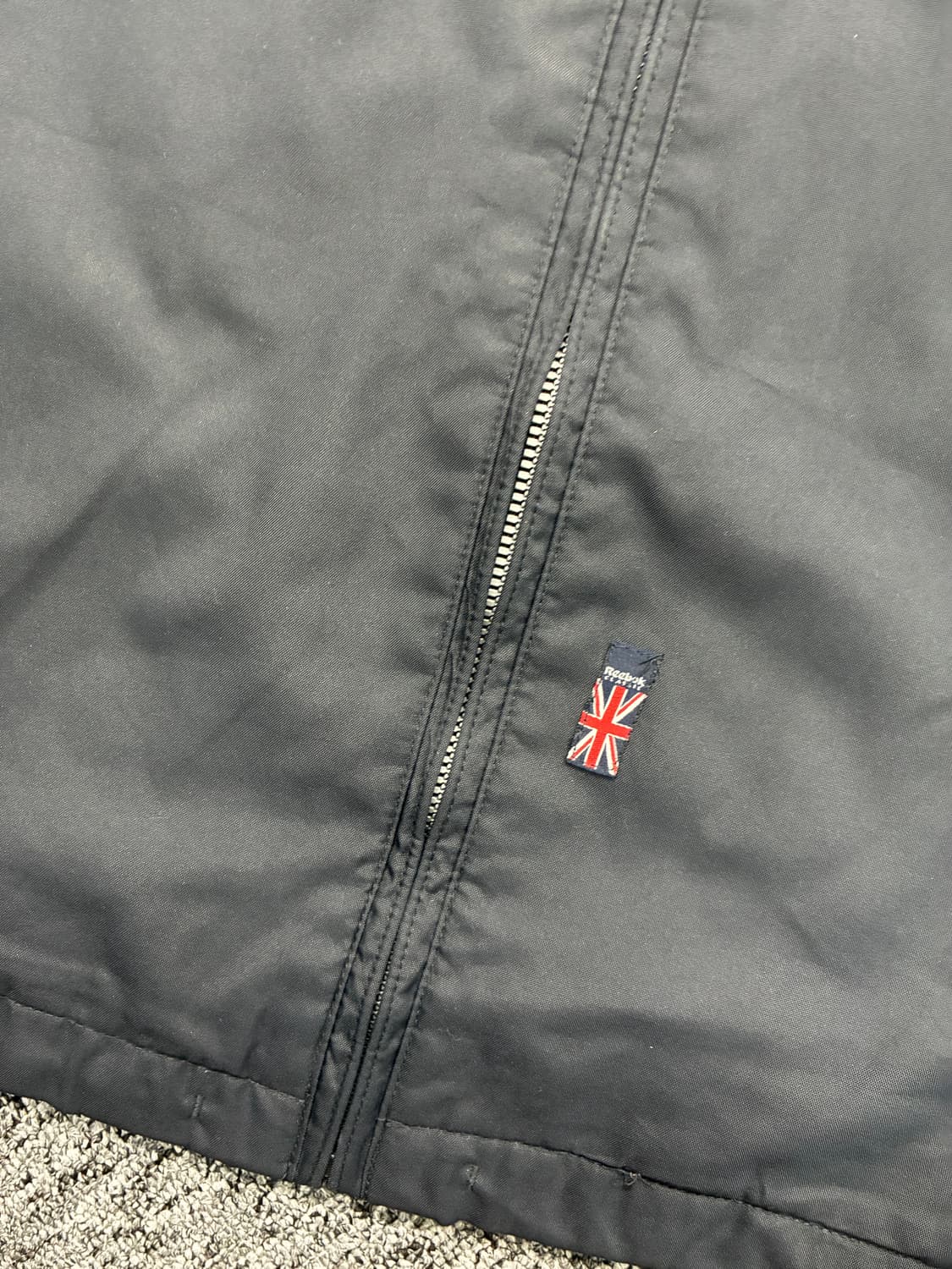 리복 올드스쿨 스몰로고 블랙 바람막이 L 상품이미지10