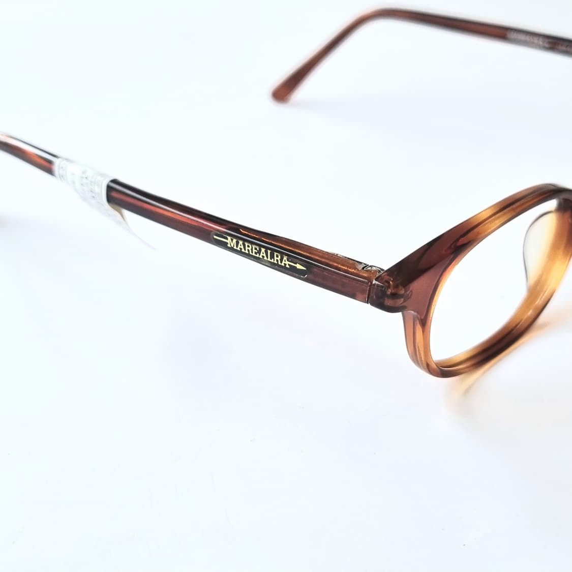 데드스탁 빈티지 브라운 호피 오벌 프레임 안경 770 상품이미지8