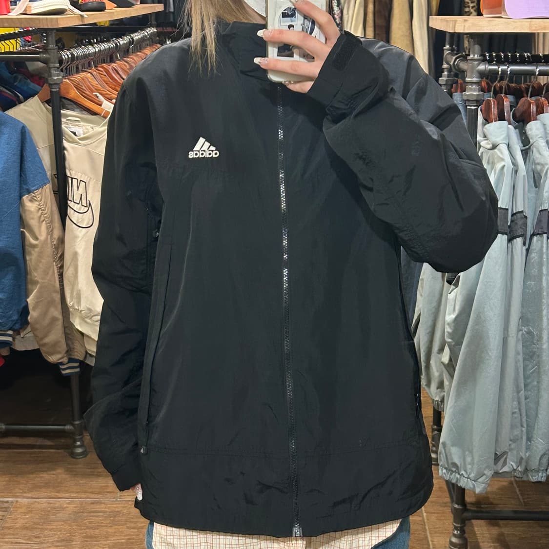 [HI] 아디다스 바람막이 블랙 상품이미지1
