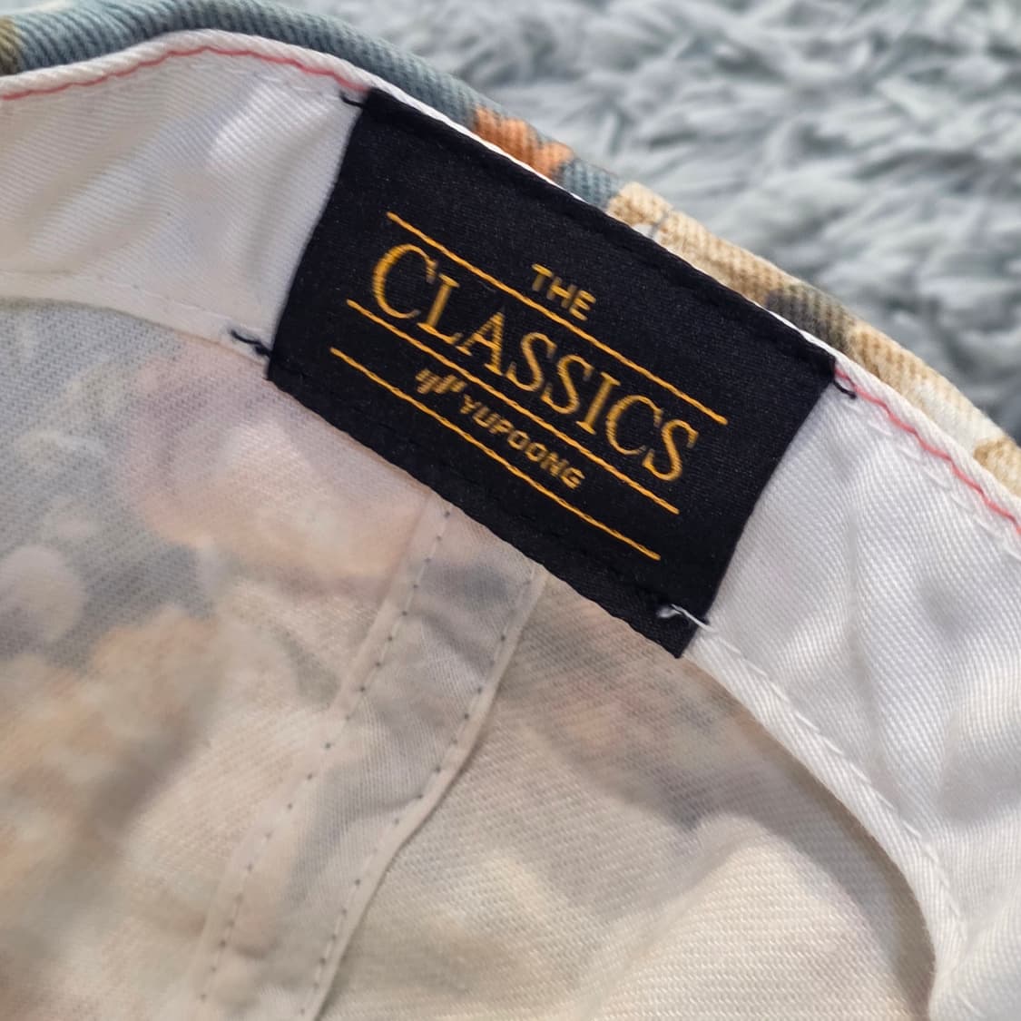 L8-7:크리틱 플로럴 코튼 캡 핑크 그린(56-59) 상품이미지9