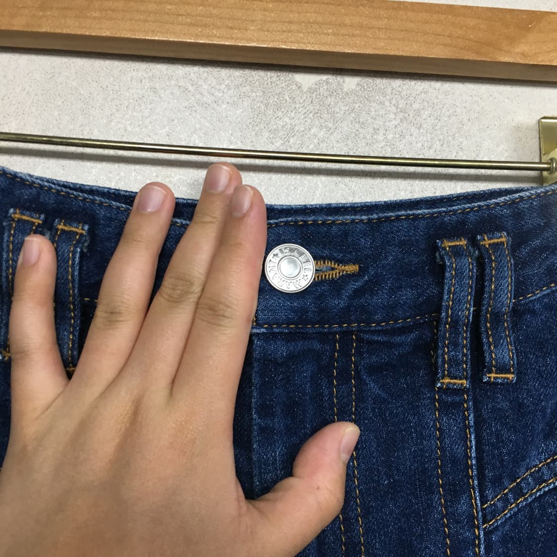 이자벨마랑 정품 하이라이즈 데님 팬츠 36 상품이미지4