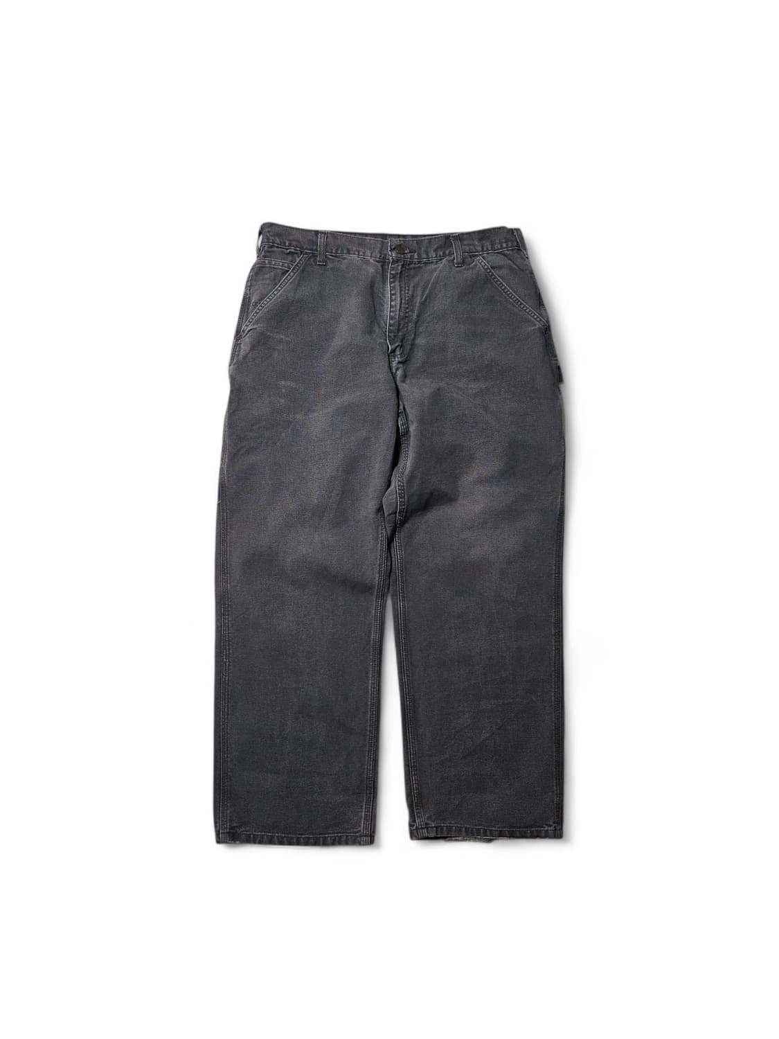 칼하트 싱글니 카펜터 팬츠 워크팬츠 PTB 패트롤 블루 36x30 상품이미지1