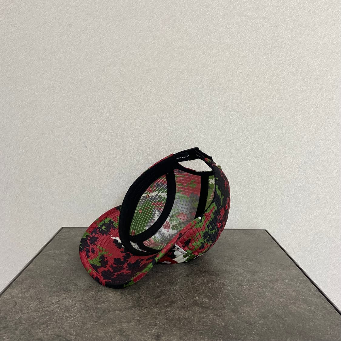 (OS) 슈프림 박스로고 캠프캡 모자 21FW 립스탑 레드 카모 상품이미지6