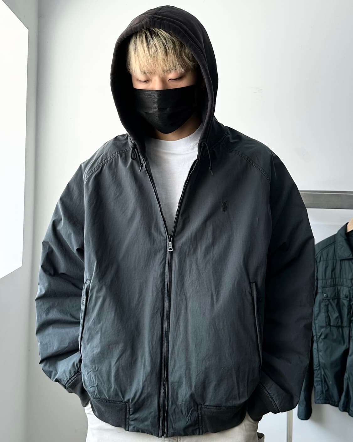 폴로 랄프로렌 후드 코튼 봄버 자켓 상품이미지3