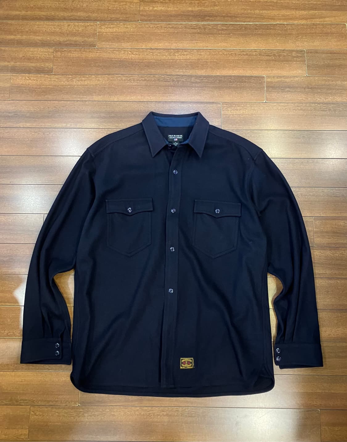 폴로 미해군 울 셔츠 자켓 L 상품이미지1