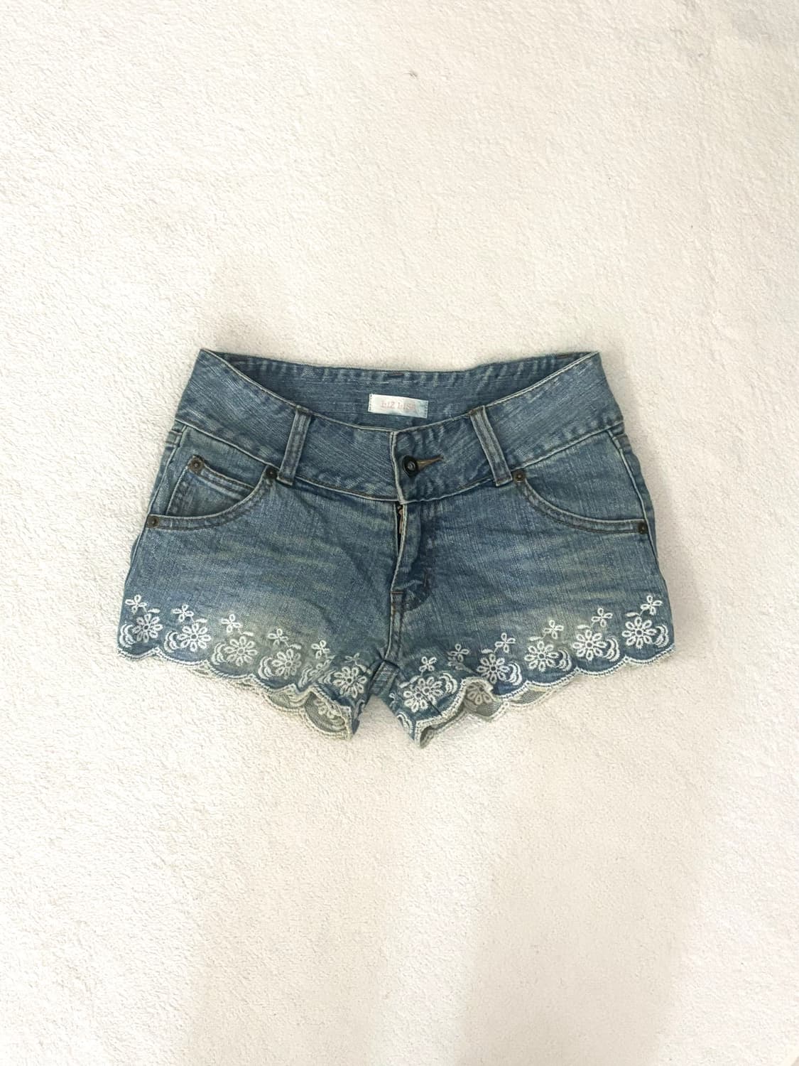 Lizlisa 리즈리사 히메카지 리본데님숏팬츠 리즈리사반바지 히메갸루라떼 상품이미지1