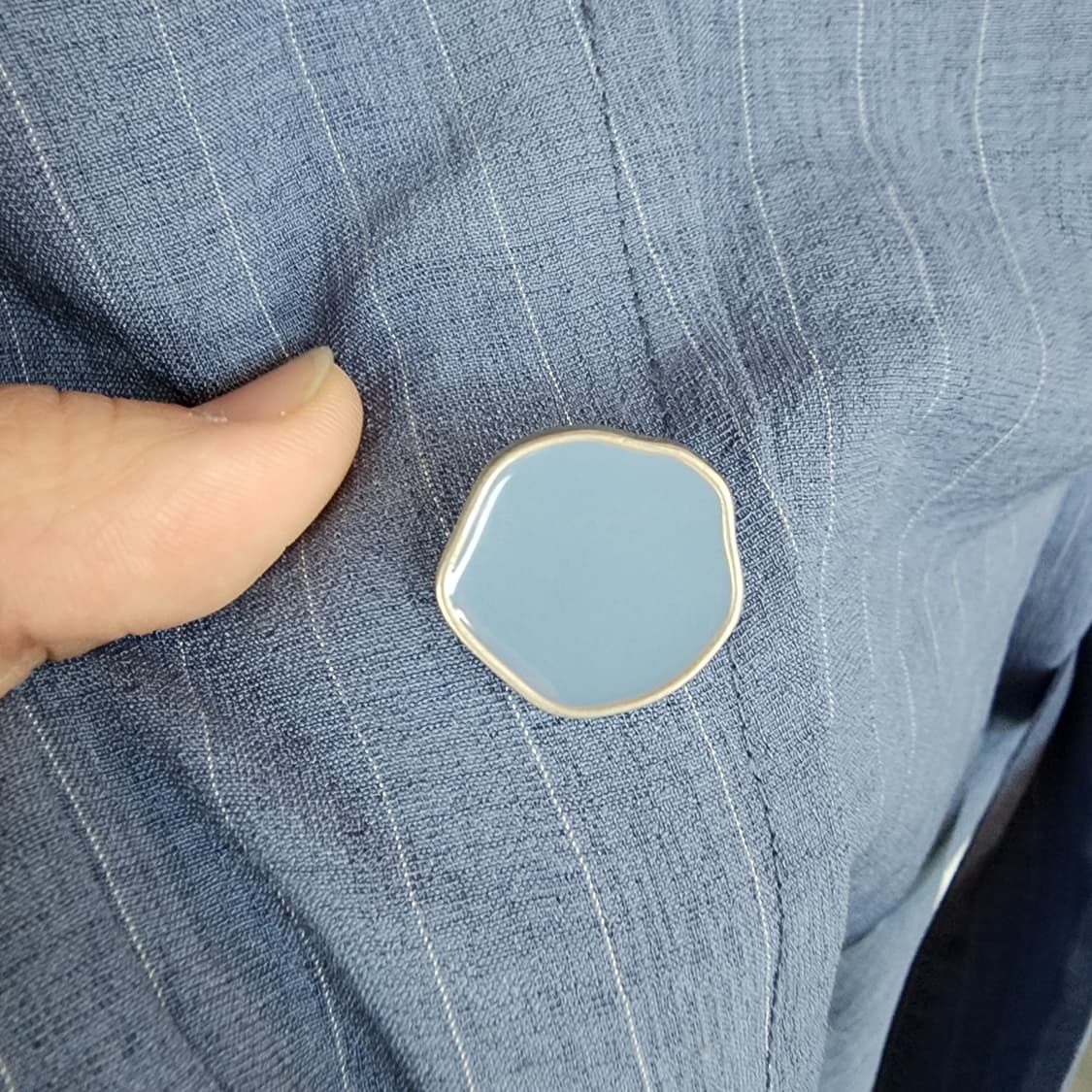 KL by LYNN 벨트 원피스 블루 상품이미지3