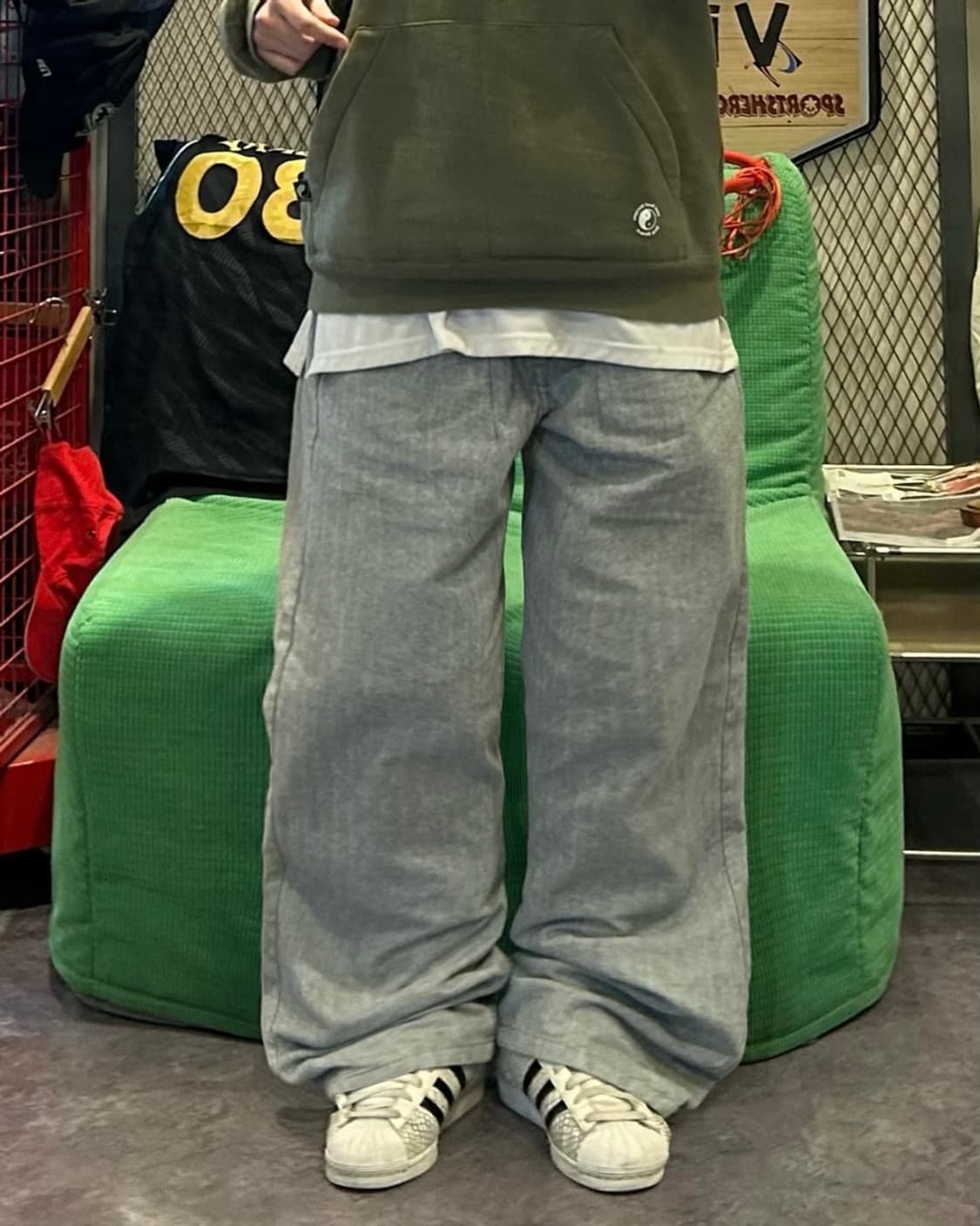 Hugo Boss gray cotton wide pan 상품이미지1