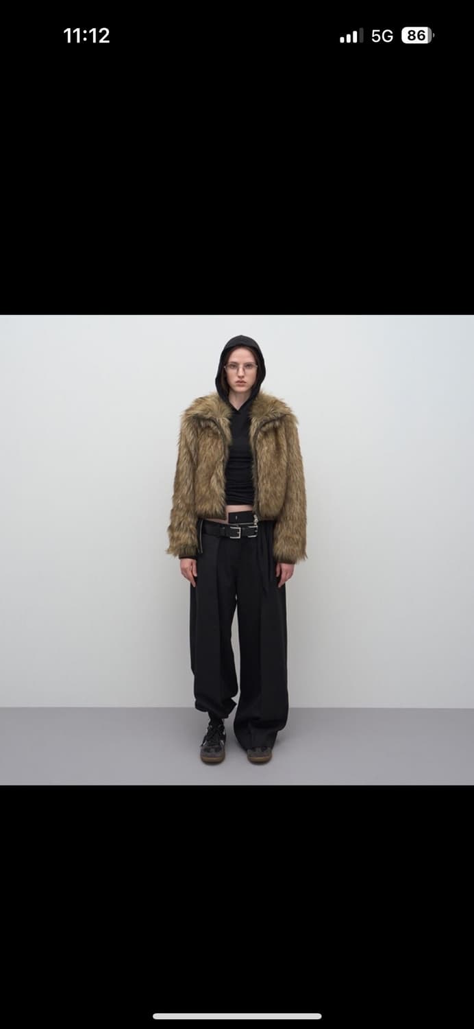 LCDC 퍼 집업자켓 팝니다 상품이미지1