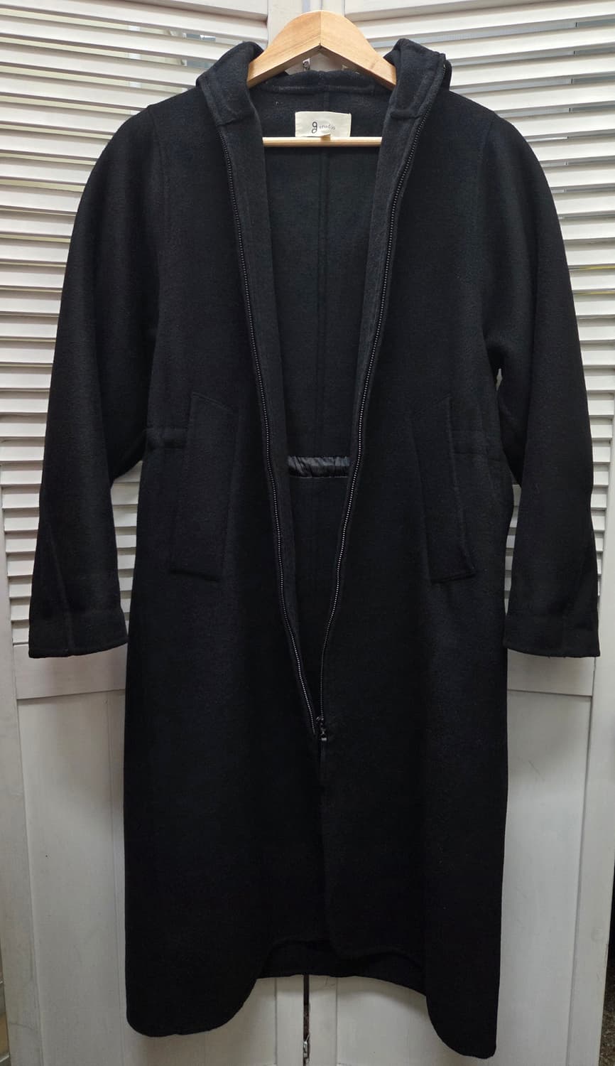 지스튜디오 울캐시미어 후드 롱코트 상품이미지2