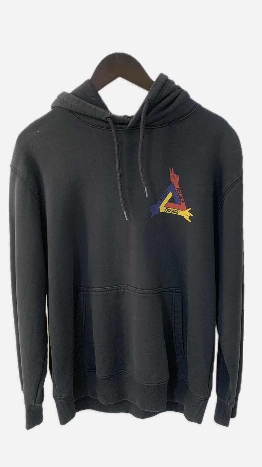 Palace Hand Tri-Ferg Hoodie Black 상품이미지1