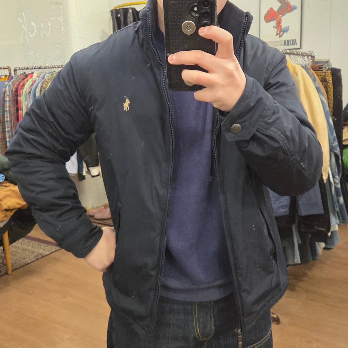 폴로 폴리쉘 페리 자켓 m 신형택 신형라벨  상품이미지6