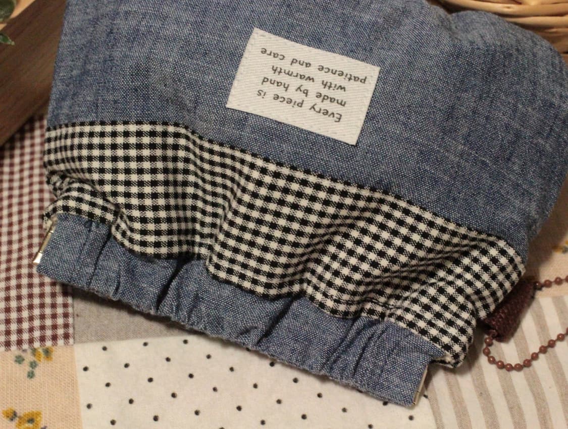 핸드메이드 셔링 바네 파우치 상품이미지2