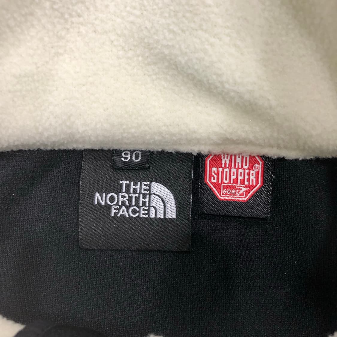 노스페이스 화이트 윈드스토퍼 플리스 집업 후리스 자켓 상품이미지6