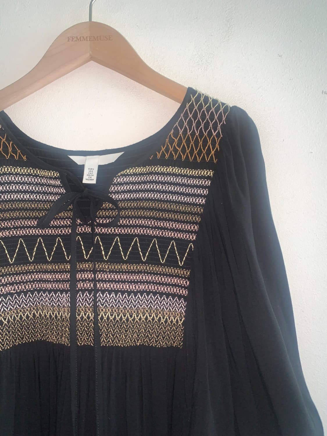 Bohemian black dress 상품이미지5