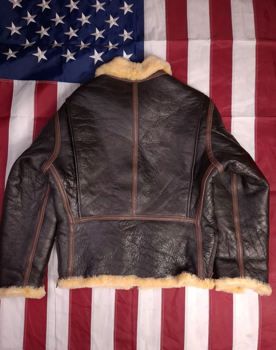 특A 국내산 미공군 TYPE B-6 항공 폭격기 무스탕 상품이미지7