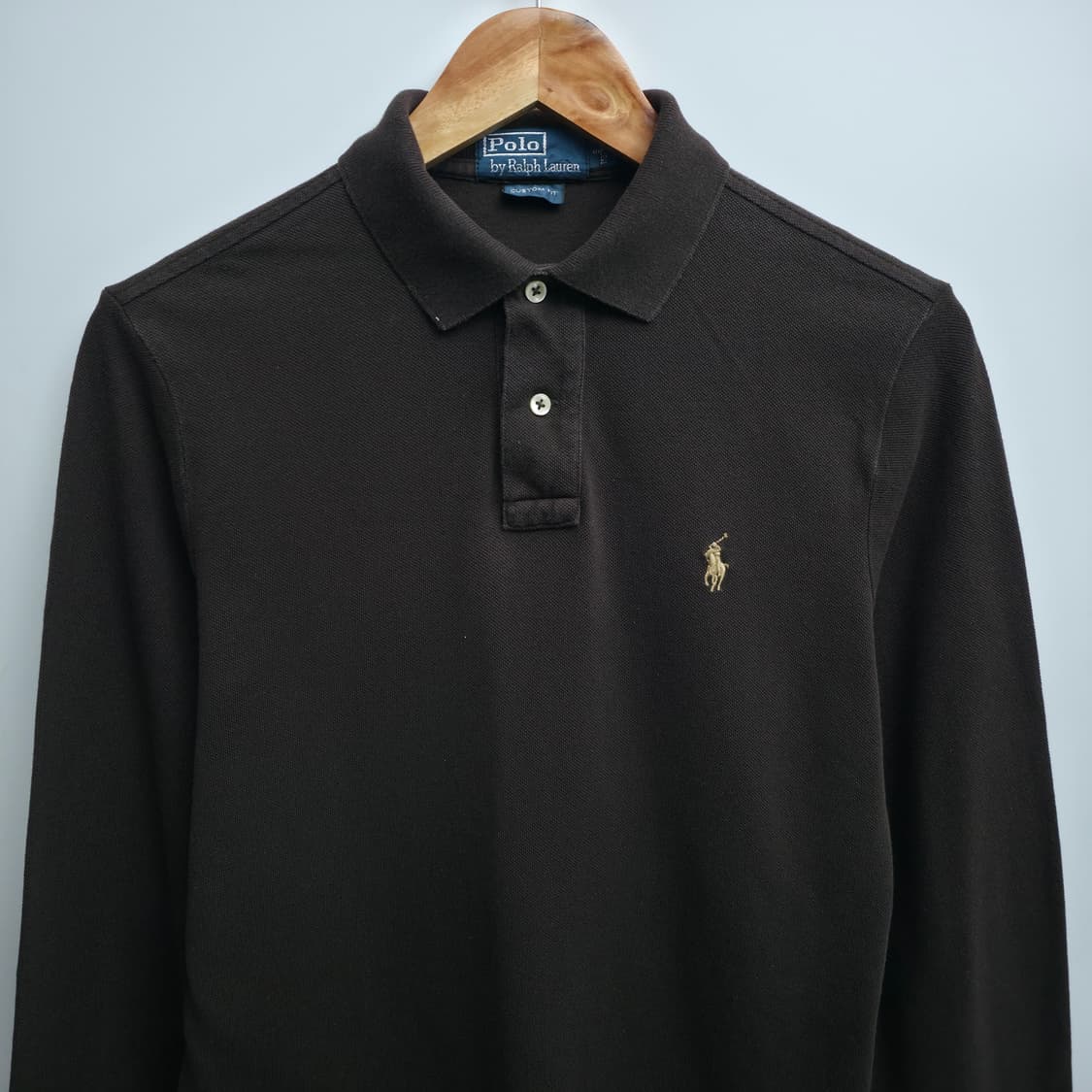 [S] 폴로 랄프로렌 브라운 긴팔 카라티 상품이미지2