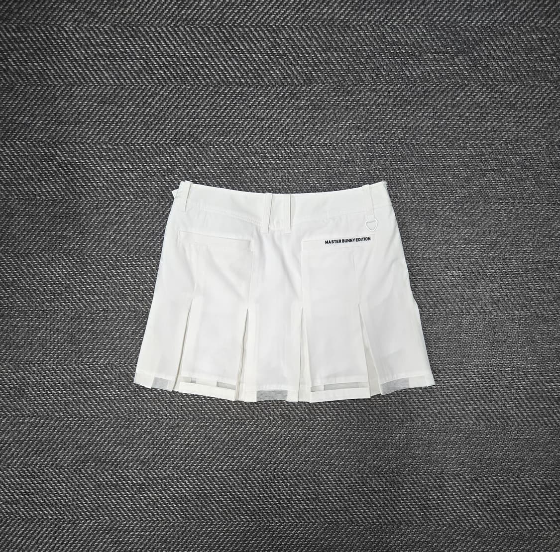 마스터바니에디션 화이트 플리츠 스커트 상품이미지2