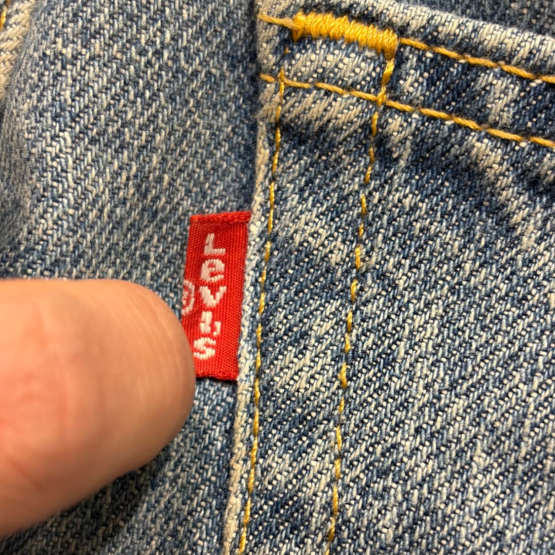 [32] 리바이스 505 청 데님 팬츠 반바지 C613 상품이미지4